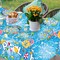 Pool Party Decoration-143Pcs Summer Tableware Pool Hello Summer Plates and Napkins Set